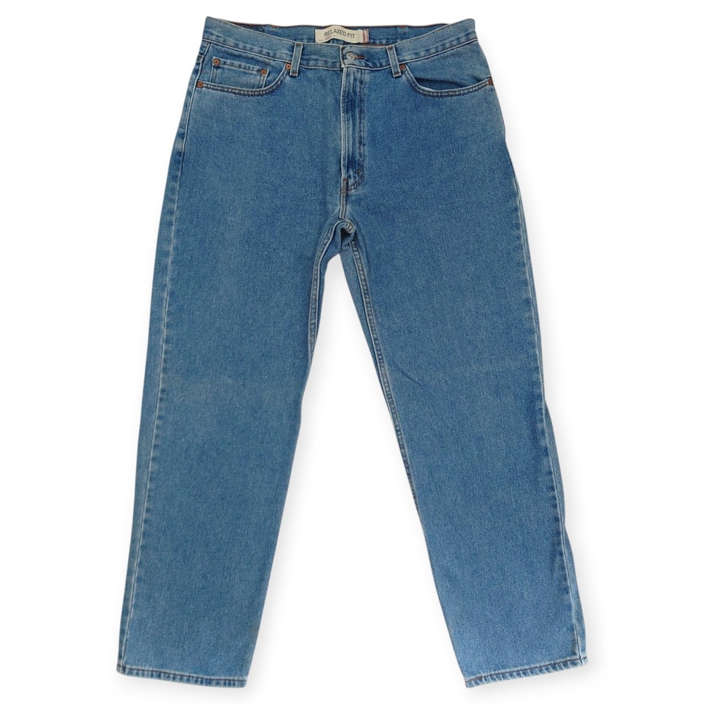 Vintage Levis 550 Jeans Mens 38 X 32 Relaxed Taper Sturdy 100% Cotton Blue Denim